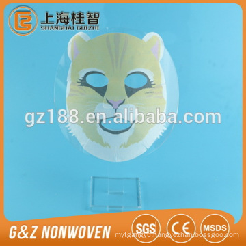 spunlace nonwoven fabric custom designed facial mask sheet printed nonwoven fabric facial mask